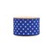 LaRibbons 2 1/2" Wired Ribbon | Blue w/ Multi White Stars | 10 Yard Spool
